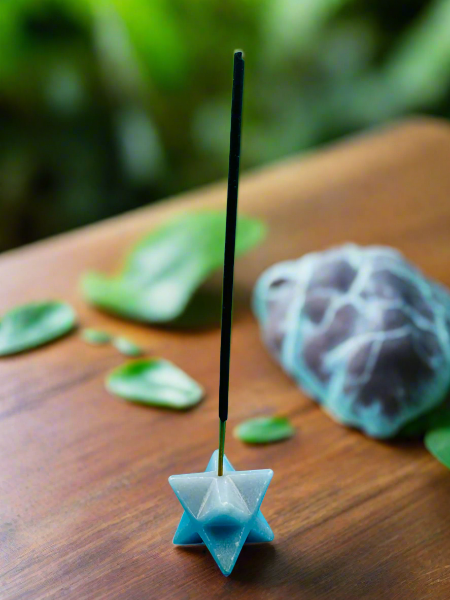 Merkaba Angelite incense holder