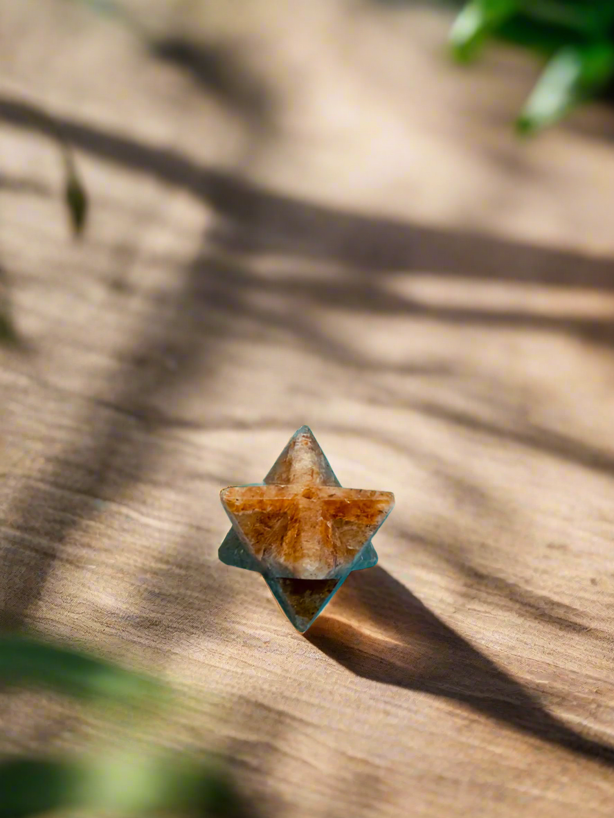 Merkaba Citrine Quartz Incense holder