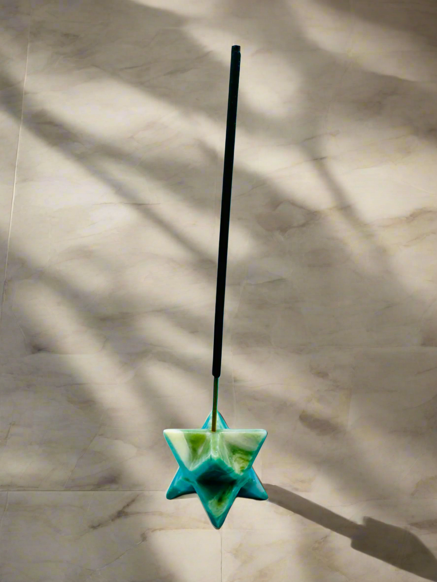 Merkaba Serpentine Incense holder