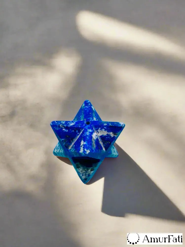 Merkaba Lapis Lazuli Incense holder