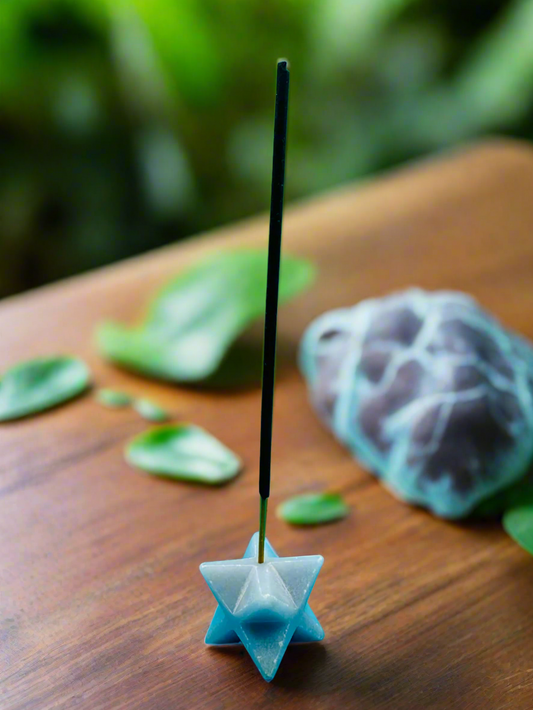 Merkaba Angelite incense holder