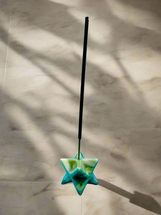 Merkaba Serpentine Incense holder