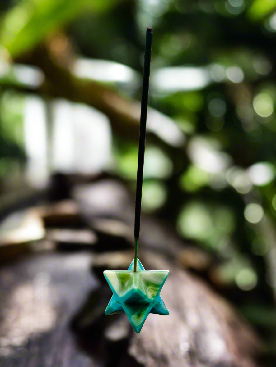 Merkaba Serpentine Incense holder