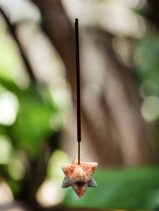 Merkaba Sunstone Incense holder