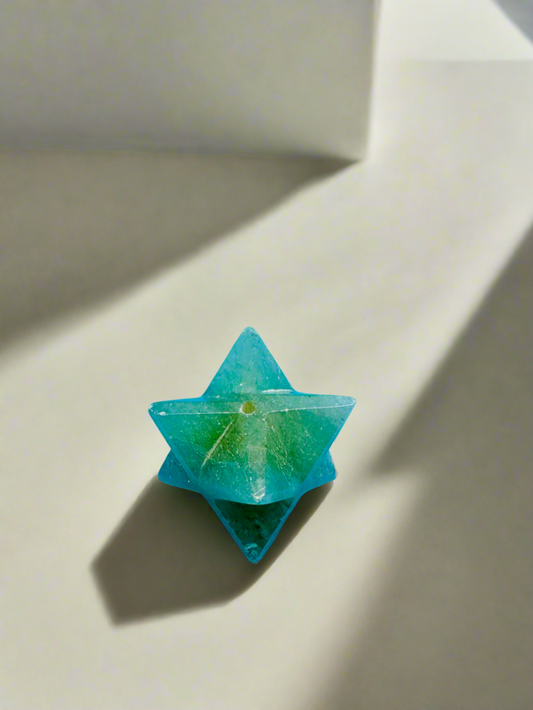 Merkaba Green aventurine incense holder