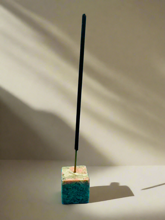 Tumbler Square Unakite Incense holder