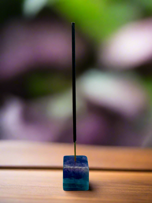 Tumbler Square Amethyst Incense holder