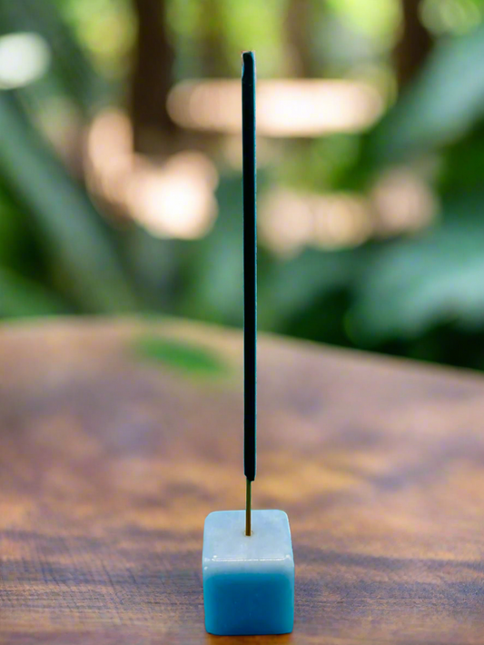 Tumbler Square Angelite Incense holder