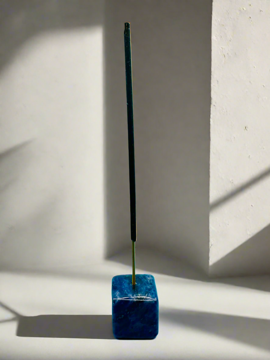 Tumbler square Sodalite Incense holder