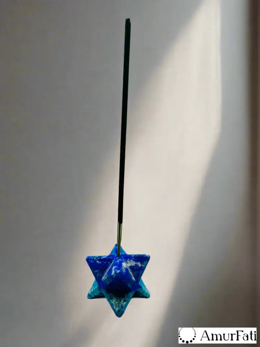Merkaba Lapis Lazuli Incense holder
