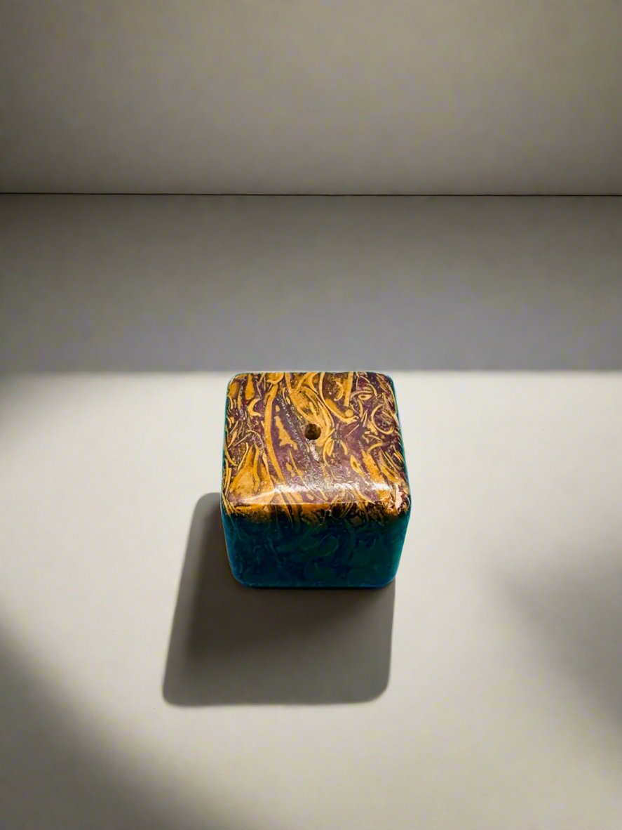 Tumbler Square Calligraphy Incense holder