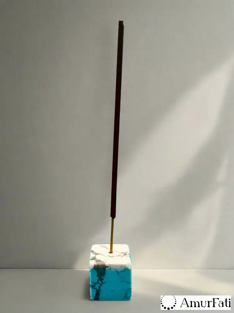 Tumbler Square Howlite Incense holder